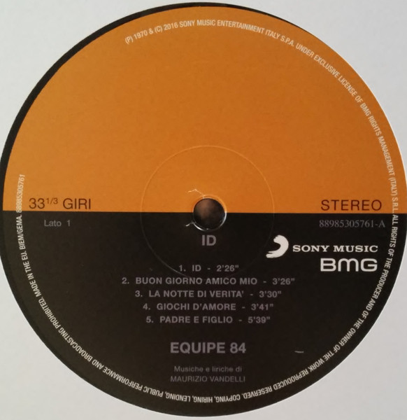 Equipe 84 - ID | Sony Music (88985305761) - 3 Equipe 84 - ID | Sony Music (88985305761) - 3