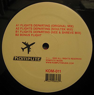 Woody McBride , DJ ESP - Flights Departing | Kompute (KOM-011) - 2