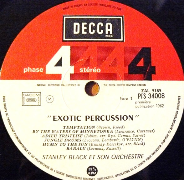 Stanley Black & His Orchestra - Exotic Percussion | Decca (PFS 34.008) - 3