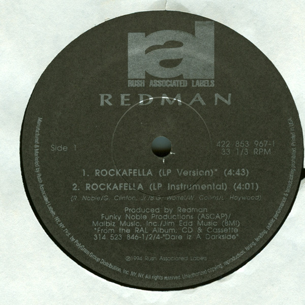Redman - Rockafella | Rush Associated Labels (422 853 967-1) - 3