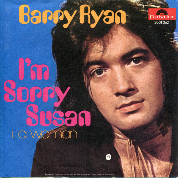 Barry Ryan - I'm Sorry Susan | Polydor (2001 362) Barry Ryan - I'm Sorry Susan | Polydor (2001 362)