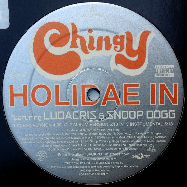 Chingy - Holidae In / Represent | Capitol Records (7087 617959 12) - 2