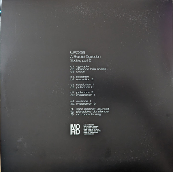 UFO95 - A Brutalist Dystopian Society - Part 2 | Mord (MORDLP005) - 2