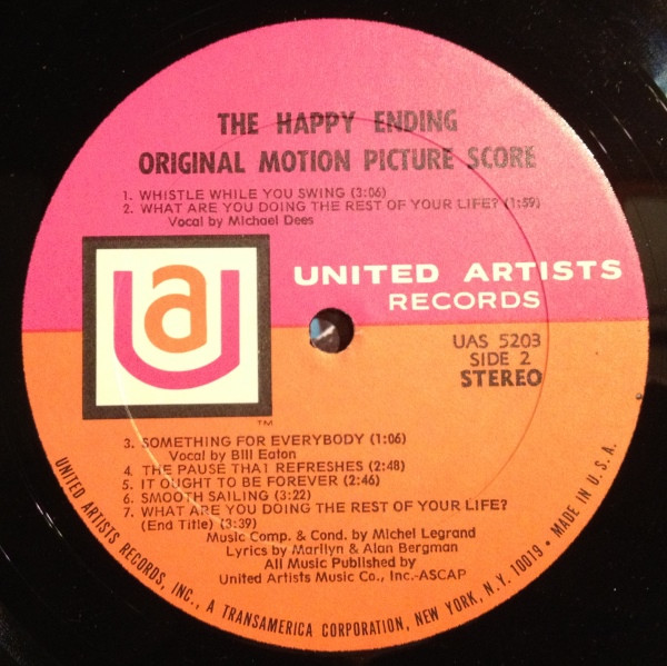 Michel Legrand - The Happy Ending (Original Motion Picture Score) | United Artists Records (UAS 5203) - 4 Michel Legrand - The Happy Ending (Original Motion Picture Score) | United Artists Records (UAS 5203) - 4