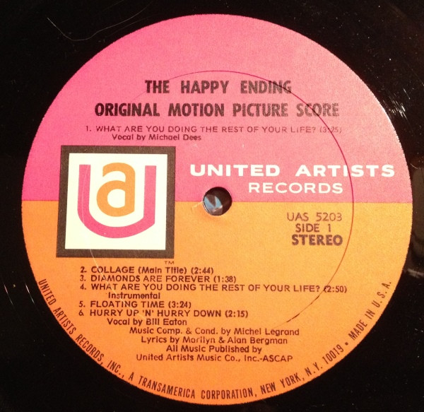 Michel Legrand - The Happy Ending (Original Motion Picture Score) | United Artists Records (UAS 5203) - 3 Michel Legrand - The Happy Ending (Original Motion Picture Score) | United Artists Records (UAS 5203) - 3