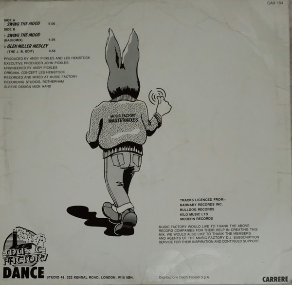 Jive Bunny And The Mastermixers - Swing The Mood | Carrere (CAX 104)