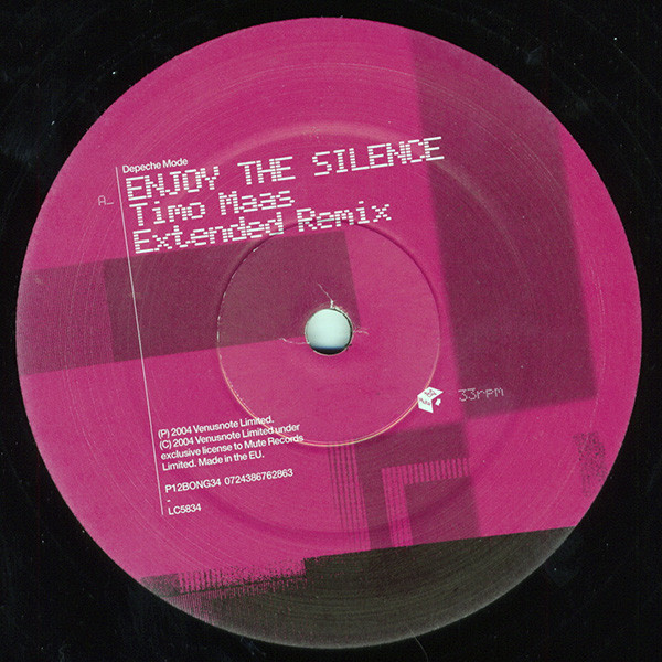 Depeche Mode - Enjoy The Silence···04 | Mute (P12 BONG 34) - 4