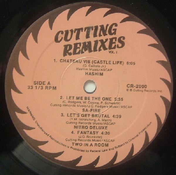 Various - Cutting Remixes (Vol. 1) | Cutting Records (CR-2000) - 3