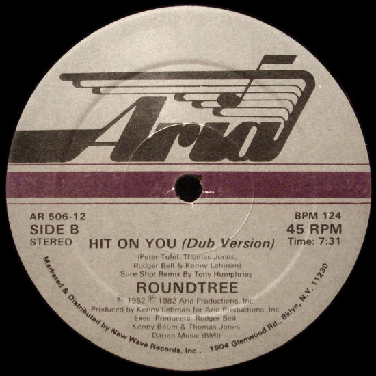 Roundtree - Hit On You (Remix) | Aria (AR 506-12) - 4