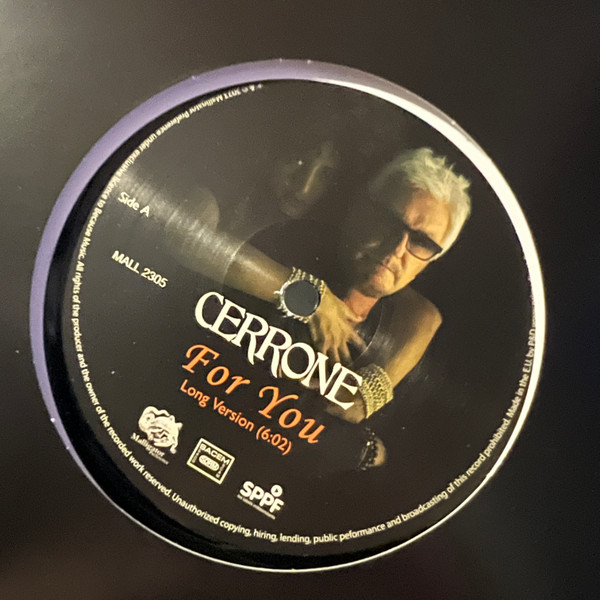 Cerrone - For You | Malligator Préférence (MALL 2305) Cerrone - For You | Malligator Préférence (MALL 2305)