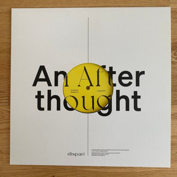 Anatolian Weapons  &  Hector Zazou  &  Laurie Anderson - An Afterthought / Into Your Dreams | dispari (dispari001) - 3