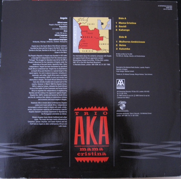 Trio AKA - Mama Cristina | AA Enterprises Records (AAER 002)