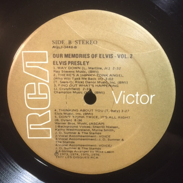 Elvis Presley - Our Memories Of Elvis Volume 2 [Vinyl] | RCA (AQL1-3448) - 4
