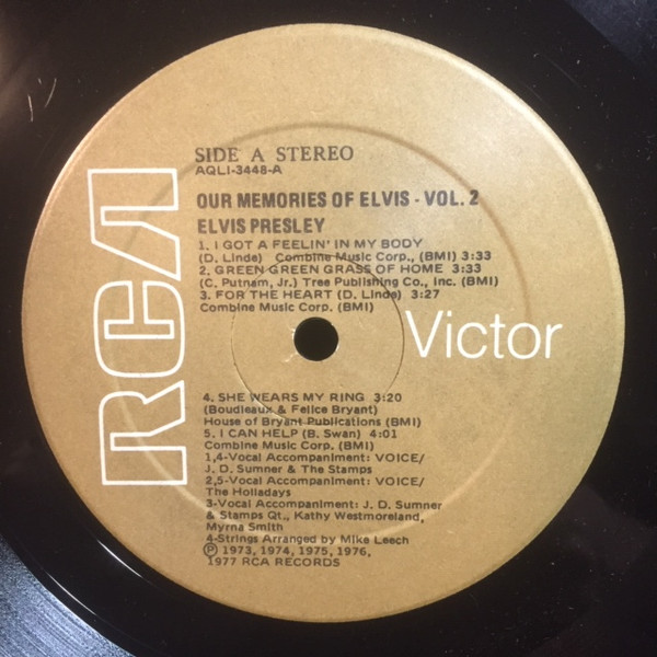 Elvis Presley - Our Memories Of Elvis Volume 2 [Vinyl] | RCA (AQL1-3448) - 3