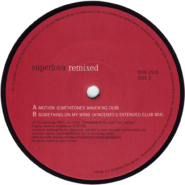 Superlova - Remixed | STIR15 Recordings (STiR-1515) - 2 Superlova - Remixed | STIR15 Recordings (STiR-1515) - 2