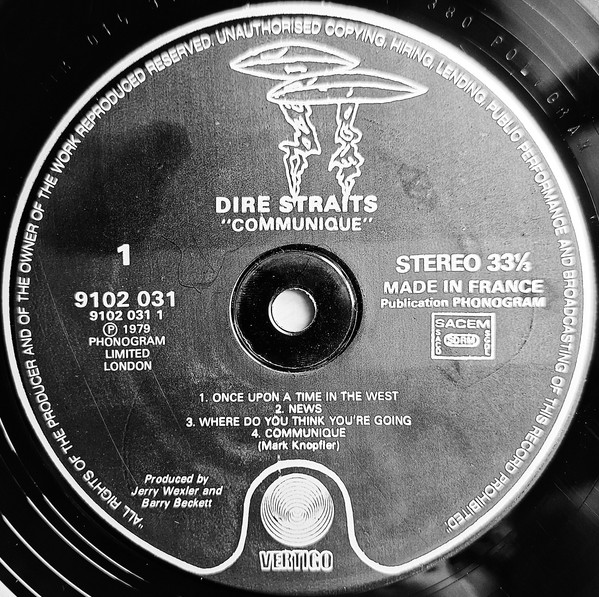 Dire Straits - Communiqué | Vertigo (9102 031) - 3 Dire Straits - Communiqué | Vertigo (9102 031) - 3