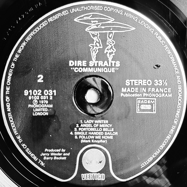 Dire Straits - Communiqué | Vertigo (9102 031) - 4 Dire Straits - Communiqué | Vertigo (9102 031) - 4