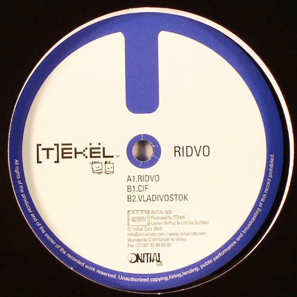 [T]ékël - Ridvo | Initial Cuts (INITIAL 006) - main