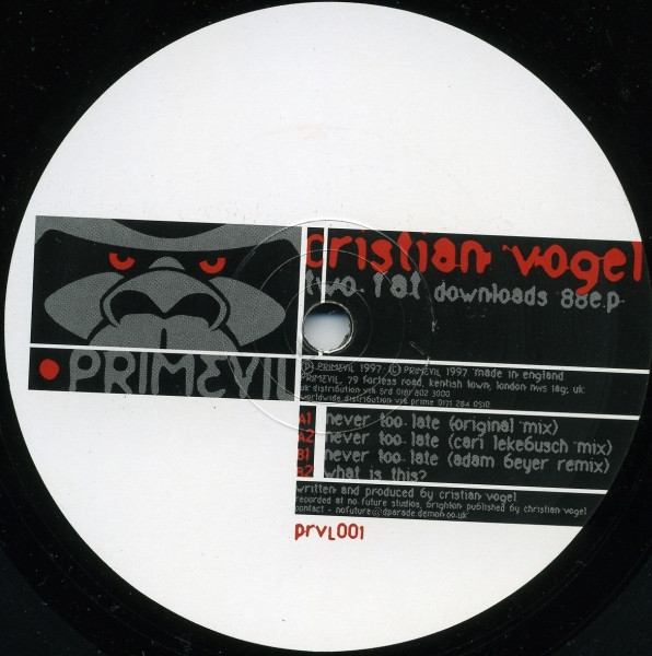 Cristian Vogel - Two Fat Downloads 88 EP | Primevil (prvl001) - 3