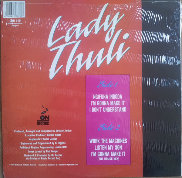 Lady Thuli - I'm Gonna Make It | On Record (ONH 110) - 2 Lady Thuli - I'm Gonna Make It | On Record (ONH 110) - 2