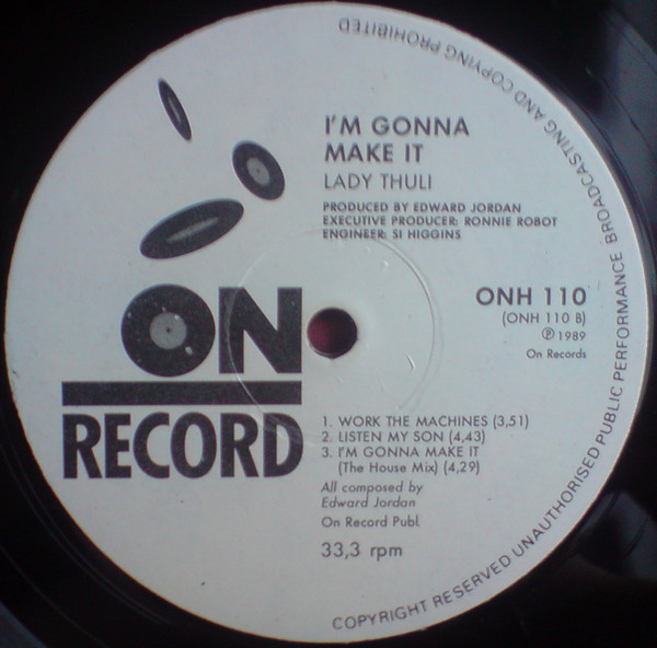Lady Thuli - I'm Gonna Make It | On Record (ONH 110) - 4 Lady Thuli - I'm Gonna Make It | On Record (ONH 110) - 4
