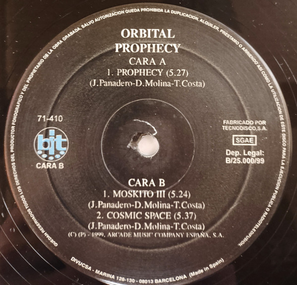 Orbital - Prophecy | Bit Music (71-410) - 4