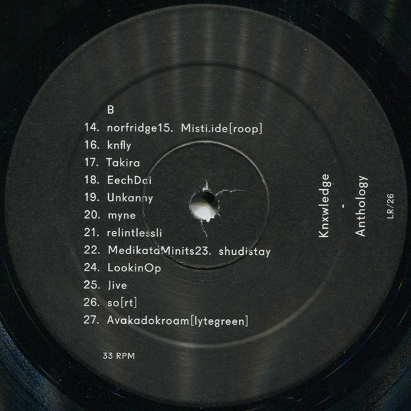 Knxwledge - Anthology | Leaving Records (LR26) - 3
