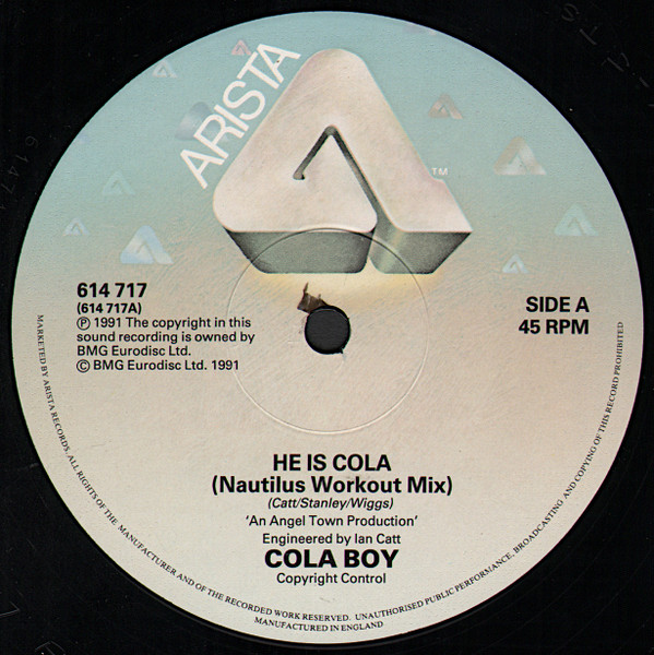 Cola Boy - He Is Cola | Arista (614 717) - 3