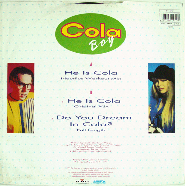 Cola Boy - He Is Cola | Arista (614 717) - 2