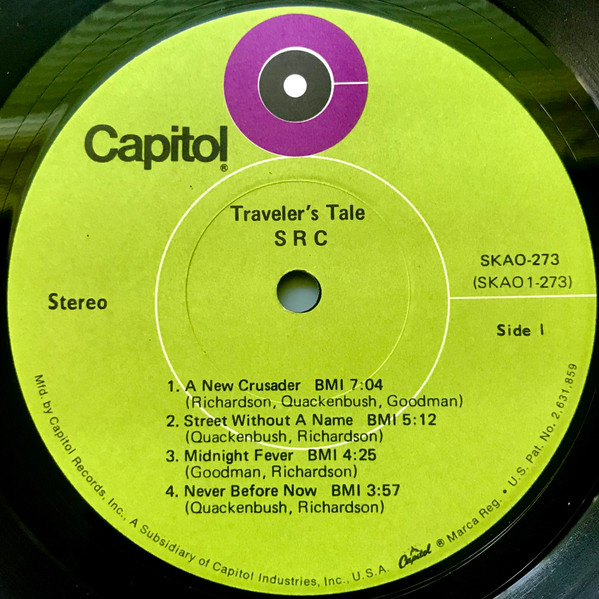 SRC - Traveler's Tale | Capitol Records (SKAO-273) - 4