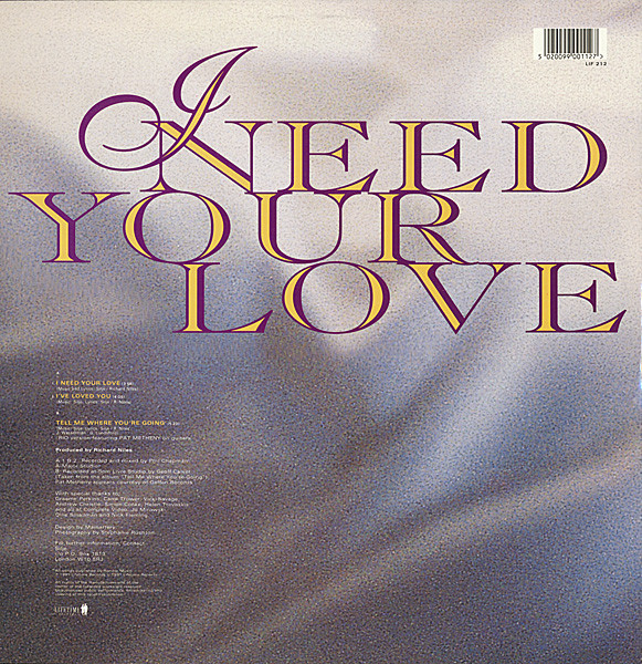 Silje Nergaard - I Need Your Love | Lifetime Records (LIF 212) - 2