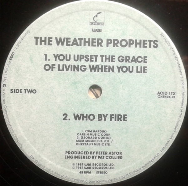 The Weather Prophets - She Comes From The Rain | Elevation (ACID 1TX) - 2 The Weather Prophets - She Comes From The Rain | Elevation (ACID 1TX) - 2