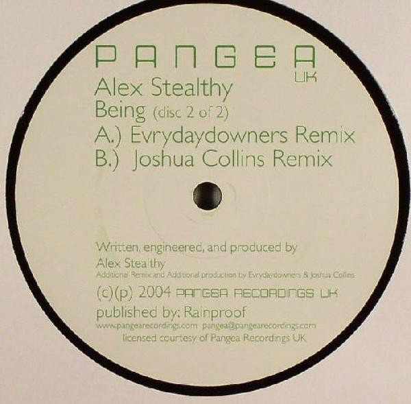 Alex Stealthy - Being (Disc 2 Of 2) | Pangea UK (PANUK003-2) - main