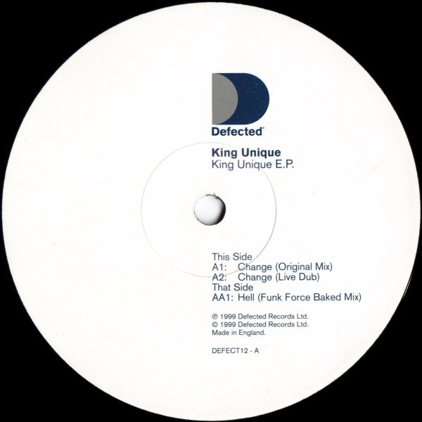 King Unique - King Unique E.P. | Defected (DEFECT12)