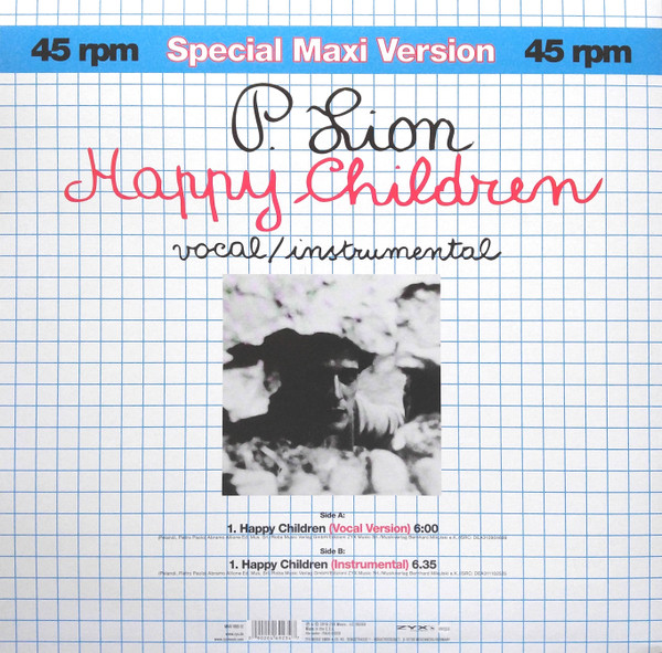 P. Lion - Happy Children | ZYX Music (MAXI 1002-12) - 2