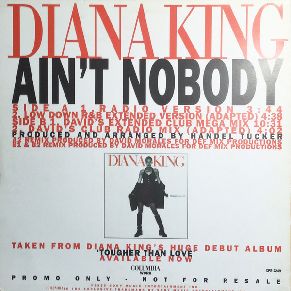 Diana King - Ain't Nobody | Columbia (XPR 2249) - 4 Diana King - Ain't Nobody | Columbia (XPR 2249) - 4