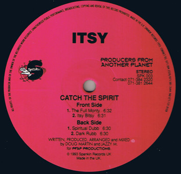 Itsy Foster - Catch The Spirit | Spankin (SPK003) Itsy Foster - Catch The Spirit | Spankin (SPK003)