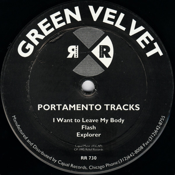 Green Velvet - Portamento Tracks | Relief Records (RR 730)
