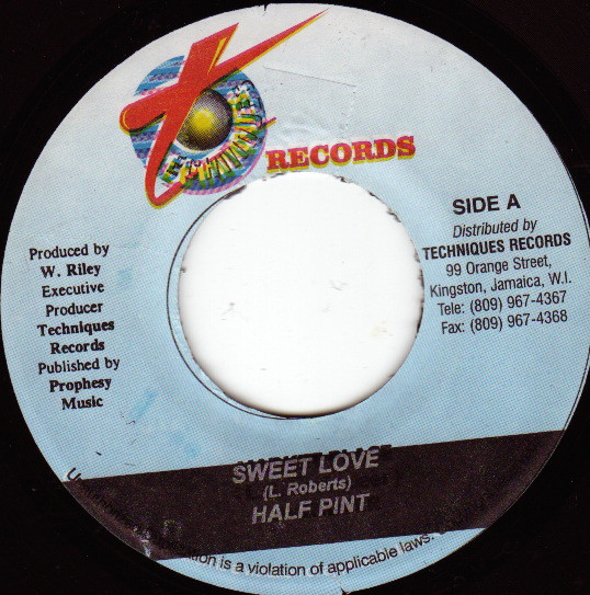 Half Pint - Sweet Love | Techniques (WRT 26) - main