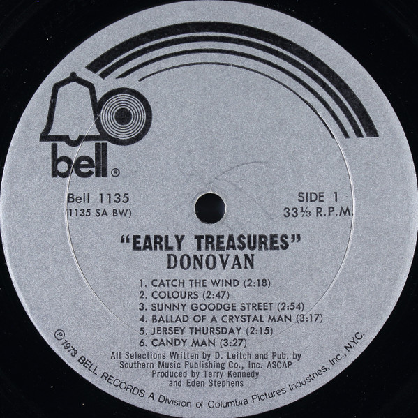 Donovan - Early Treasures | Bell Records (BELL 1135) - 3 Donovan - Early Treasures | Bell Records (BELL 1135) - 3