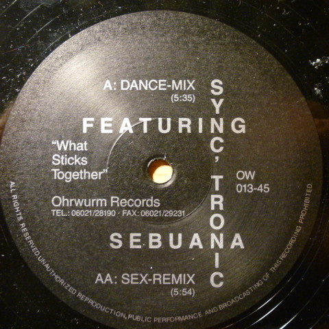 Sync' Tronic - What Sticks Together | Ohrwurm Records (OW 013-45)