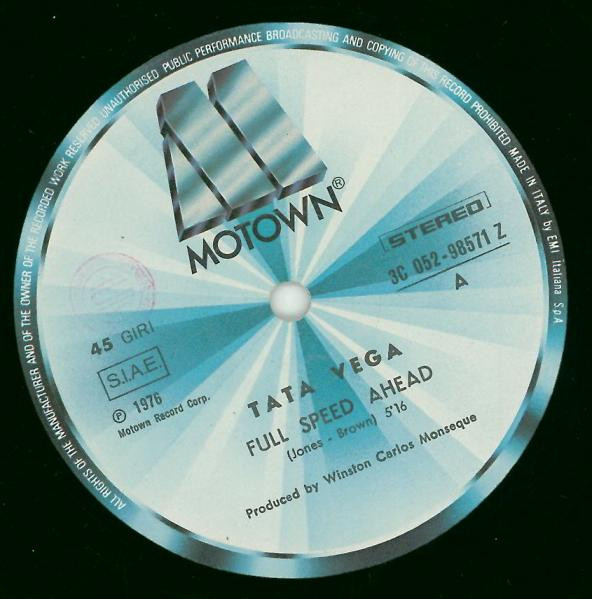 Tata Vega - Full Speed Ahead | Motown (3C 052-98571 Z)