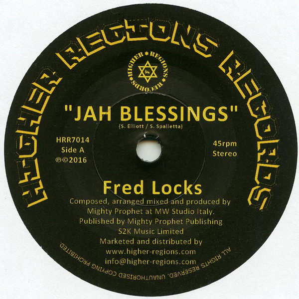 Fred Locks - Jah Blessings | Higher Regions Records (HRR7014) - main