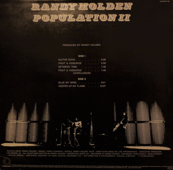 Randy Holden - Population II | Line Records (LLP 5211 AS) - 2