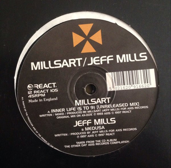 Millsart / Jeff Mills - Inner Life / Medusa | React (12 REACT 105)