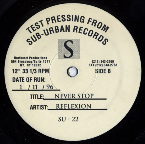 Reflexion - Never Stop | Sub-Urban (SU-22) - 3