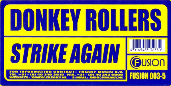 Donkey Rollers - Strike Again | Fusion Records (FUSION 003-5) - 2 Donkey Rollers - Strike Again | Fusion Records (FUSION 003-5) - 2