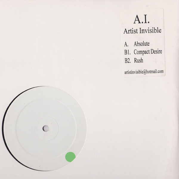 Artist Invisible - Absolute | Not On Label (Artist Invisible Self-released) (INV 001) Artist Invisible - Absolute | Not On Label (Artist Invisible Self-released) (INV 001)