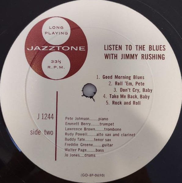 Jimmy Rushing - Listen To The Blues With Jimmy Rushing | Jazztone (J1244) - 4 Jimmy Rushing - Listen To The Blues With Jimmy Rushing | Jazztone (J1244) - 4