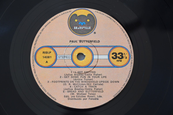 Paul Butterfield - North South | Bearsville (RISLP 14081) - 4